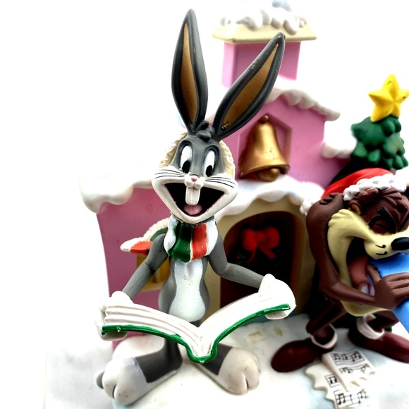 Looney Tunes Bugs Bunny Taz Tasmanian Devil Stocking Holder Hanger Christmas 96 - Picture 5 of 7